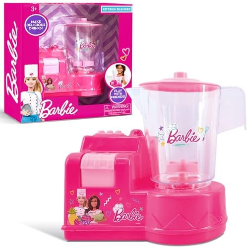 Barbie Kitchen Blender | Kitchen Roleplay Toys Age 3+ | Imagination Play | Role Play Kids Toys| Pretend Play | Ages 3+ | By Sinco Creations, Pink