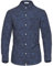 APTRO Men's Shirts Long Sleeve Dress Shirts Casual Floral Shirt Wrinkle-Free Formal Regular Fit Shirts Patterned Navy XL