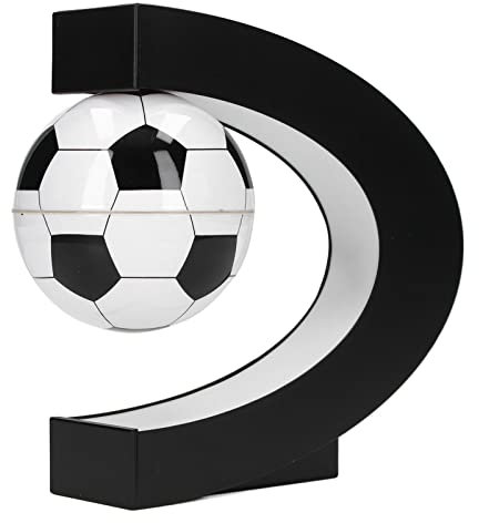 ALQSIM Magnetic Levitation Soccer, Multipurpose Soccer, Degree Rotation Magnetic Levitation Floating Rotating for Men Cool Office Decor Gifts Or Kids Desk Tech Gadget Toys (