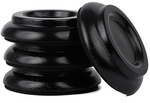 Steowsey Klavier Caster Tassen KlavierräDer Aufrechte Klavierbein Fuß Polster Protektoren Set Von 4, Schwarz