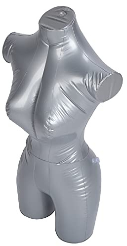 Weibliche Aufblasbare Schaufensterpuppen für die Kleidung mit Hängendem Ring und Langlebigem PVC -Material | Oberkörper -Torso -Fenster -Anzeigestand für Bekleidung und Zubehör