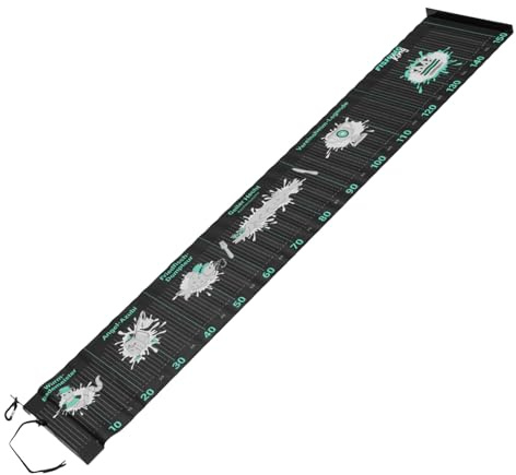 Fishing-King Tackle Fischmatte | Abhakmatte zum Angeln mit Maßband bis 154 cm | Kompaktes Design mit Steck- und Klettverschluss