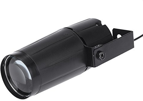 Docooler 5W LED Spotlights with White Pinspot Beam Light Super Bright Lamp Mirror Balls DJ Disco Effect Stage Lighting for KTV Bar Club Wedding Party UK Plug