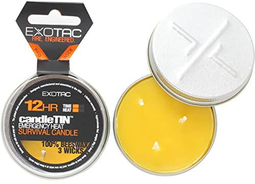 Exotac Kerze CandleTin small slow burn, 002100-SLO