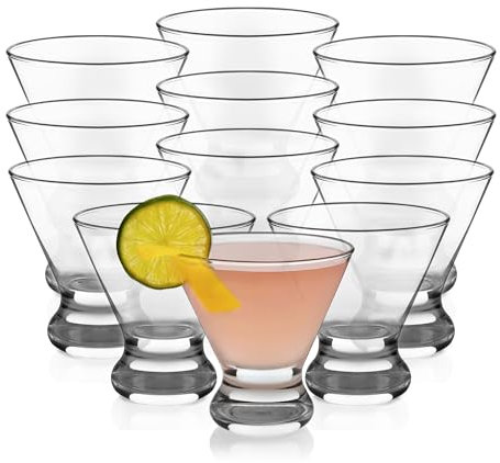 Libbey Set di 12 bicchieri Cosmopolitan da cocktail e Martini, 234 ml