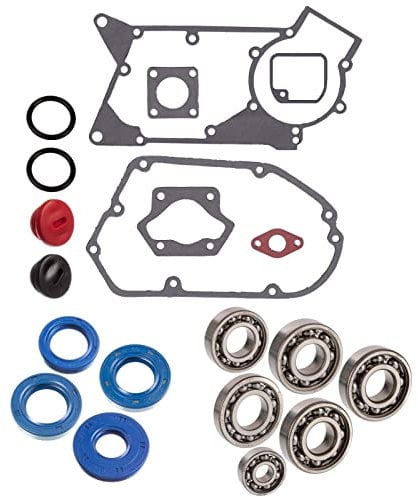 MZA Meyer-Zweiradtechnik 60059.0 Set Kugellager, Wellendichtringe, Dichtungen Plus Verschlussstopfen für S51, S53, S70, S83, SR50, SR80, KR51/2