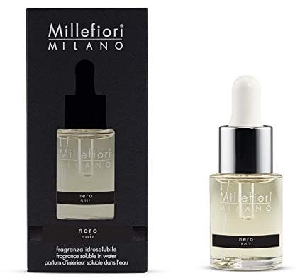 Millefiori Duftöl, Glas, schwarz, 15ml