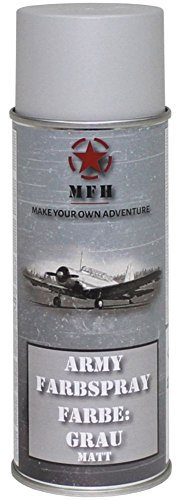 BW Army Farbspraydosen Sprühfarbe Armeelack 400ml DS 13,25 ?/L grau matt