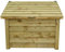Wooden Log Chest Storage (1.14 cubic meters capacity) (W-127cm, H-104cm, D-87cm) (Light Green (Natural))