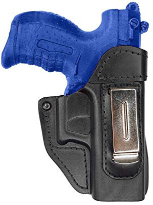 VlaMiTex IWB 2 Leder Holster für Walther P22 P22Q / PK380 / Ruger SR 22 Verdeckte/Versteckte Trageweise