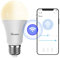 SONOFF WiFi Lampadina LED Smart a baionetta B02-B-A60, E27, 9W, 806Lm, doppio colore, luminosità e temperatura del colore regolabili, Alexa supportato, 2.4G wifi, APP controllo, Nessun hub Richiesto