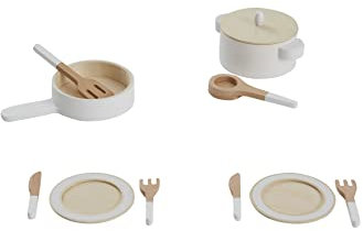 VERTBAUDET Kinder Kochgeschirr aus Holz FSC® Mix Mehrfarbig ONE Size