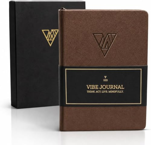 The Vibe Journal für Männer (Englische Version) 13-Wöchiges Geführtes Achtsamkeits- & Dankbarkeitsjournal | Tägliche Impulse, Übungen & Praktische Werkzeuge für Wachstum, Selbstfürsorge & Mindset
