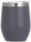 Gteller 12 oz Stainless Steel Wine Tumbler Stemless Glasses with Lid, Double Wall Insulated Travel Mug Perfect for Wine, Coffee, Drinks, Champagne, Cocktails, Colorful (Gray)