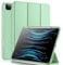 Vobafe Funda Compatible con iPad Pro 12.9 de 6.ª/5.ª/4.ª/3.ª Generación, Carcasa Trasera Flexible de TPU con Soporte para Lápiz para iPad Pro 12.9 2022/2021/2020/2018, Verde Matcha