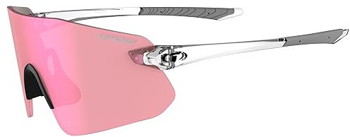 Tifosi Vogel SL Single Lens Lunettes de Soleil, Transparent, Miroir Rose, X-Large Mixte