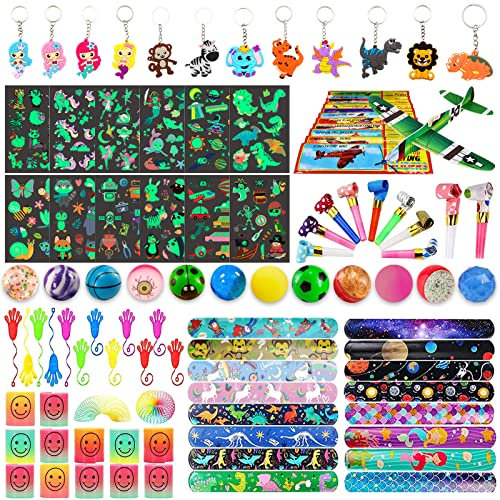 DAZZTIME 100 Stück Mitgebsel Kleinspielzeug Set,Party Favor Spielzeugkleine,Gastgeschenke füR Kindergeburtstage,Kindergeburtstag Spielzeugset,Pinata FüLlstoffe,Kindergeburtstag Mitgebsel Set