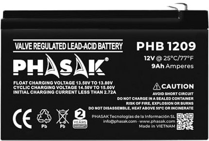Batería para SAI Phasak PHB 1209 12 V