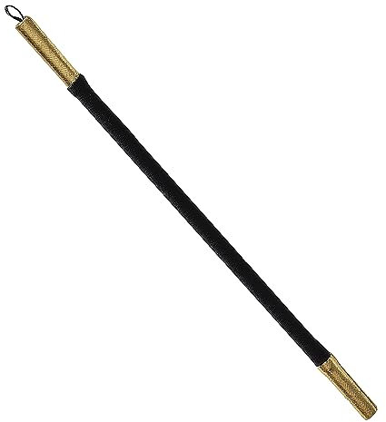 Ginger Ray Girl's Girls Black & Gold Magicians Wand for Halloween Costume Parties, 15 cm