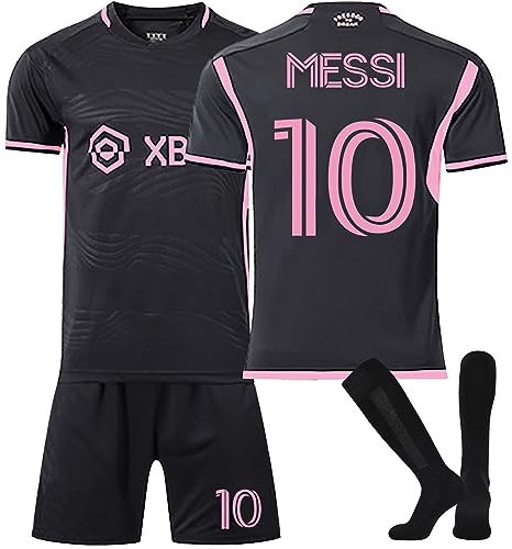 23/24 Fußball Trikot Nr.10 Trikots für Kinder Und Erwachsene, Neu Trikot Shorts Socken Set für Jungen Herren, Fussball Trikot Jersey Trainingsanzug