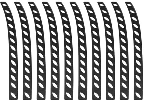 sourcing map 10Pcs Knife Edge Guards Blade Protector Plastic Knife Edge Cover Sleeves Universal Blade Covers Knife Sheath for Kitchen Black