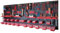 Valle Verde 122-tlg. Werkzeugwand Set XXL, Werkstattwand, Werkstattregal, Lochwand - Stapelboxen, Werkzeughalterungen - Lagersystem, Werkstatteinrichtung - Kunststoff - 2316 x 780 mm