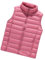 Doudoune Legere sans Manches Femme Gilet Duvet Femme Veste Doudoune Légère Fine sans Manche Femme Gilet Matelassé sans Manches Femme Blouson Rembourré sans Manche Femme Sleeveless Vest Women Rose M