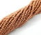 Perlin Seed Beads 2mm, 9000 Pieces, Round, Glass, Rose-gold Metallic