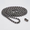 UK Blinds Premium 4.5mm Ball (Size 10) Metal Bead Chain Cord For Roller, Roman, Day & Night, Vision, Mirage Blinds - Unique Colours + FREE Matching Connector! (Gunmetal Black, 70cm (140cm loop))