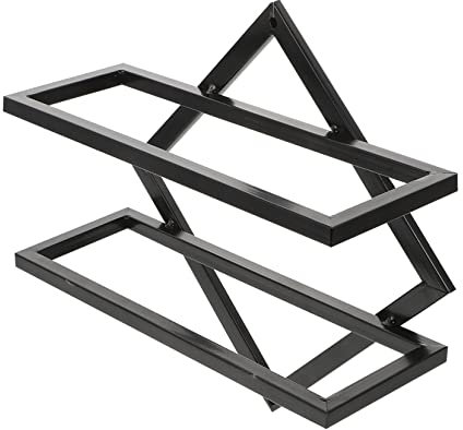 OUNONA 1stk Wandmontiertes Weinregal Weinhalter Für Wohnkultur Metalldekor Ländliche Einrichtung Weinregal Zu Hause Schwarze Wohnkultur Wandregal Eisen Haushalt Bierregal