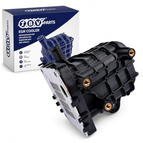 TBVPARTS Raffreddatore EGR 2.0HDI 9807593080 9801705280 1861749 2267338 DS7Q9D475DA DS7Q9D475DB DSZQ9D475DA 717720158 Elemento refrigerante Gas di Scarico per C4 C5 Mondeo