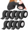 9 Rollen Stuhlbeinschoner,filzgleiter selbstklebend,Bodenschoner für Stühle, Selbstklebende Bandage für Stuhlbeine(0,98 x 197 Zoll, Schwarz)