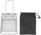 Glomora Camping Toaster, Edelstahl-Faltbarer Toastablett,Mini Toaster Camping Zubehör mit Faltbarem StäNder, leicht zu reinigen, Verschmutzung verhindern, geeignet für Camping, Angeln, Wandern