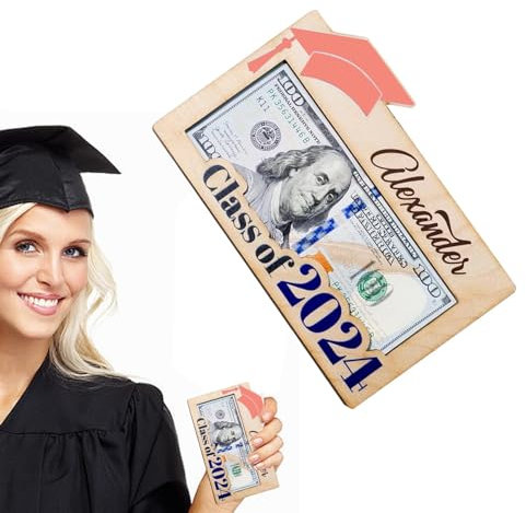 Generisch Abschluss-Geldhalter, Geldkartenhalter - Kreativer Geldhalter,Stabiler, sicherer Geld- und Kartenhalter für Bruder, Schwester, Sohn und Tochter