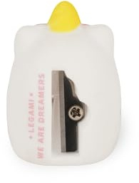 Legami - Bleistiftspitzer - Mini Friends, idealer Anspitzer für Kinder, leicht zu greifen, spitzt Bleistifte und Buntstifte, Schreibwaren für Schule und Büro, Maße 3 x 4,5 x 2 cm, Motiv Unicorn