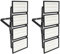 Viugreum 2 Packs 400W Projecteur LED Exterieur, Blanc Froid 6500K 40000LM, IP66 Étanche Eclairage Exterieur, Extérieur De Projecteur Idéal Pour Garage Atelier Parkings Gym