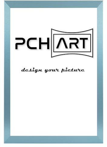 PCH[art] Bilderrahmen 'New Alaya - Organics' | Farbe: Pastel grün | Größe: 50x70 | eleganter Frame für Ihre Fotos und Motive