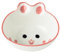 Headerbs Tableware Eating Bowl, Kids Bowl Ceramic Cute Cartoon Animal Shape Rice Bowls Reusable Dinner Tableware for Serving Soup Cereal Pasta Ice Cream (Bunny)
