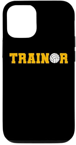 Hülle für iPhone 14 Lustiges Coach Volleyball Trainer