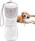 XIAOXIAOYU Gourde 2 en 1 pour chien - Bouteille d'eau pour promener le chien - Bouteille d'eau portable pour les animaux de compagnie avec récipient à nourriture pour la marche