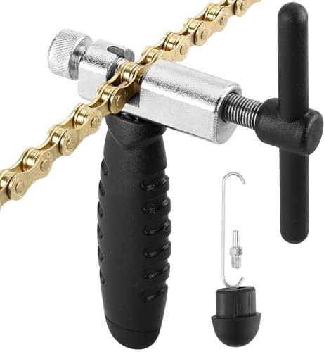 A AKRAF Professional Bike Chain Tool, Bicycle Chain Breaker - Easy Chain Cutter Removal for Rusty Chains, Compatible with 7 8 9 10 11 12 Speed Links for Road Mountain Bicycle