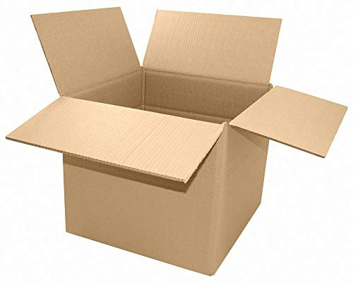 VEPATIM Faltkarton 400x400x(200)-350mm mit variabler Höhe 2-wellig braun