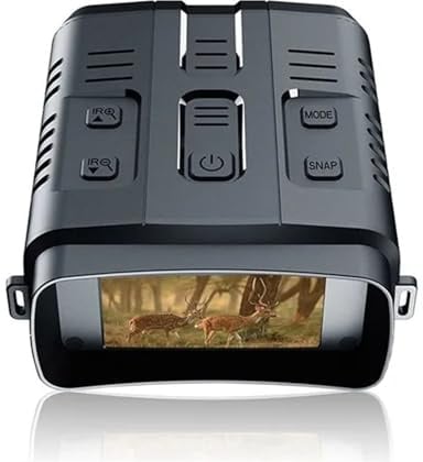 ZXLPHAZ Nachtsichtfernglas für Erwachsene, N009 4K HD Fernglas Nachtsichtgerät Infrarot 2160P HD Outdoor Camping Jagd Nachtsichtbrille Tag Nacht Dual Use 800m für Jagd & Camping