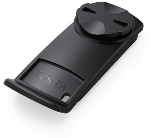TUSITA Adattatore per Supporto su Bici Compatibile con Garmin Handheld GPS, Spina Clip a Rotazione di Quarto