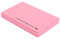 Matybobe 2.5in Mobile Festplatte Externe Hülle Hochgeschwindigkeitsübertragung USB3.0 HDD-Box Ultra-dünn Tragbares ABS-Material (Rosa)
