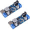 RUNCCI-YUN 2PCS DC-DC 9V/12V/24V a 5V 5A Step Down Fuente de alimentación Buck Converter Ajustable USB Módulo de Carga Step-Down