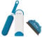 Fur Magic Reusable Pet Fur Remover Brush for Dogs Cats + Scraper Brush, Remove Hair from Furniture Clothes Sofa, Easy to Clean
