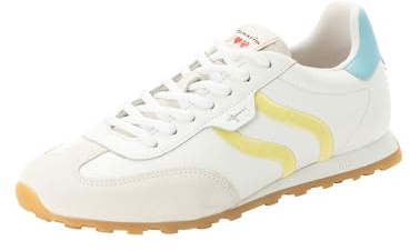 Tamaris Damen Sneaker Leder, weiß, 40 EU