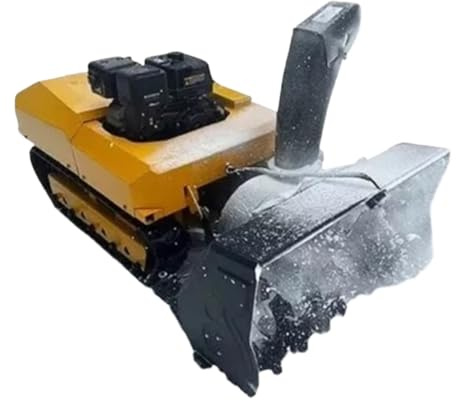 Chasse-Neige Électrique À Chenilles, Machine De Déneigement, Nettoyage Neige Neige DéGagéE sans Effort