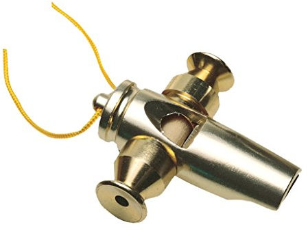 LP Latin Percussion Tri-Tone Samba Whistle, Gold LP352